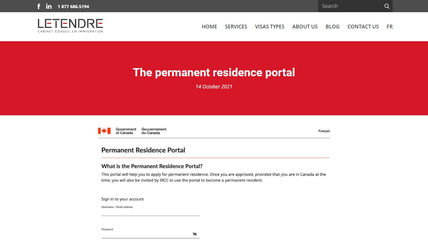 What is the permanent residence portal? - consultantimmigration.ca